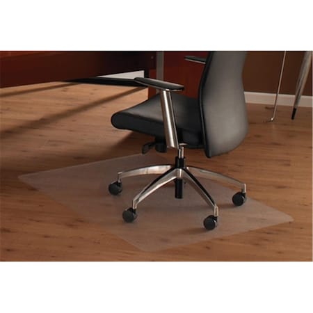 Floortex Floortex Cleartex 12197519ER Ultimat Polycarbonate Rectangular Chair Mat For Hard Floors And Carpet Tiles 47 X 30 In. 12197519ER